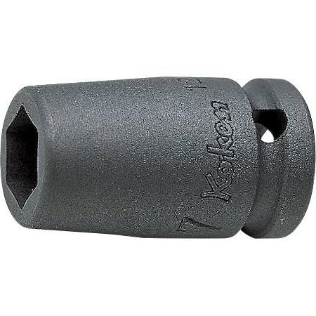 Ko-Ken Socket 7mm 6 Point 23mm Self-Tapping screw Magnet 1/4 Sq. Drive 12460MG-7